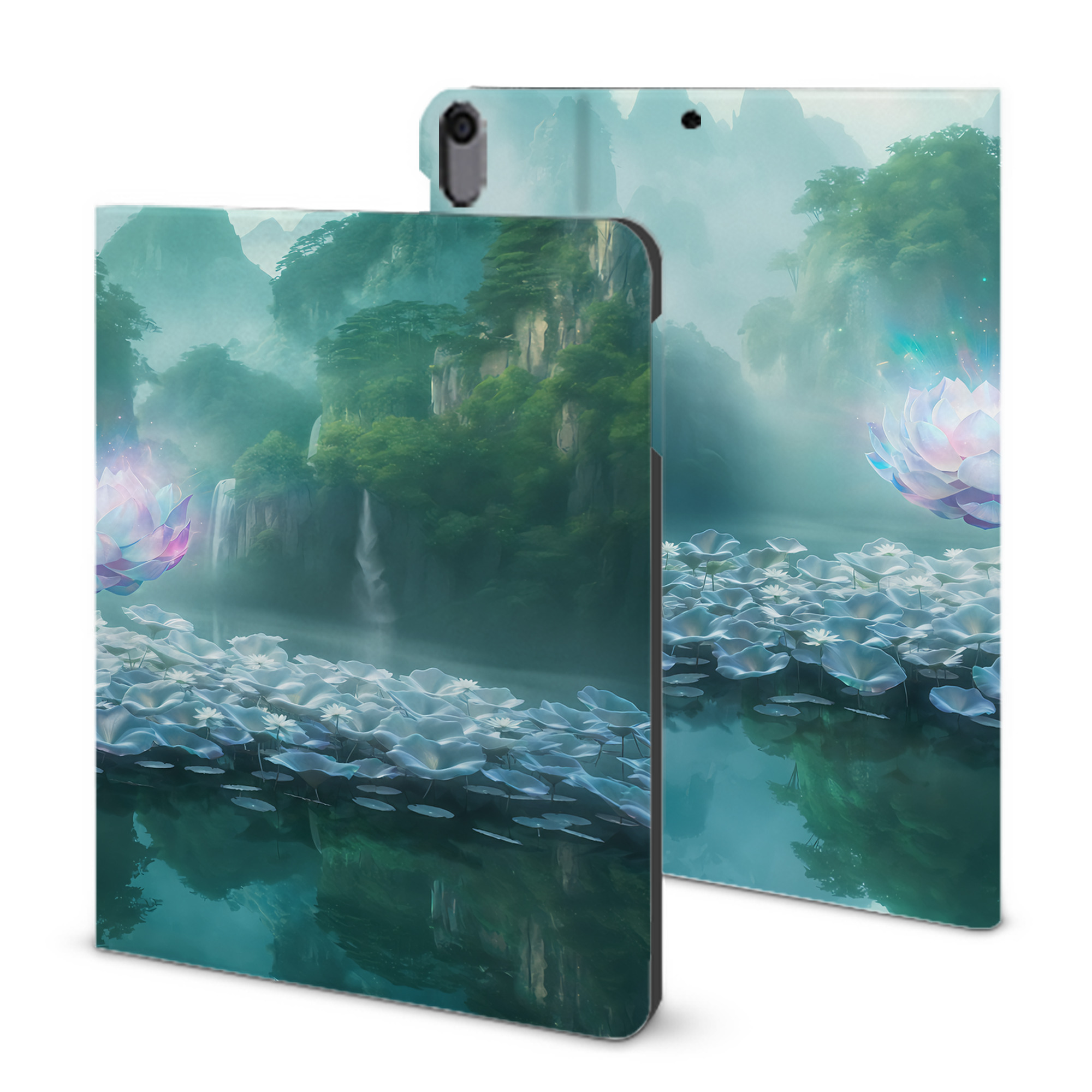 （画像用） Ne Zha 2 ナタ 魔童の大暴れ IPad ケース ブック型 PUレザー TPU 耐衝撃 軽量 薄型 ペン収納なし 全面保護 IPad 各モデル対応